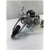 Image 2 : Nice Decorative Wire Motorcycle With Tin Police Car