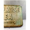 Image 3 : Vintage Red Rose Tea Tin Sign, 27"x19", As Found