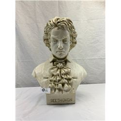 Nice 21"T Beethoven Bust With Small Chip Out Of Hair, Left Side