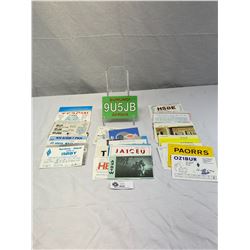 Nice Lot Of European And Asian Club Radio Station CB Cards