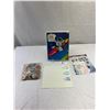 Image 1 : Collectible Lot of US Stamps, Expo 86 Pamphlet And Pogs