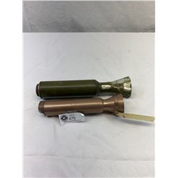 Lot Of 2 Canadian Military Used Motor Rounds