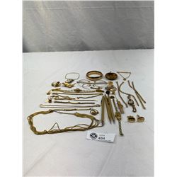 Nice Large Lot of Mostly Marked Gold Filled Jewelry And Misc. Items, As Found