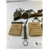 Image 2 : Small Box Lot Of Artillery Shells, Clips, Etc., None Live