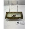 Image 1 : Nice Early Italy Gondola Print In Wooden Frame, 6.5"x3"