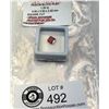 Image 1 : Pigeon Blood Ruby, 5.9x5.9x3.4mm, Square Cut Lab Created Ruby