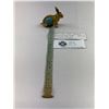 Image 3 : 1930's/40's Gilt Rabbit Measuring Tape, Tail Is Crank Handle