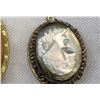 Image 2 : 4 Antique Cameos With Small Damages