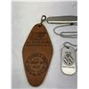 Image 2 : Steamship Prince George Cabin Key Tag, Inox Knife And Dog Tag/Necklace