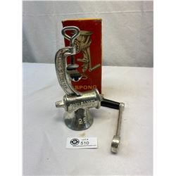 New Old Stock In Original Box, Vintage Sponge Mincer