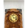 Image 2 : 36"Tx14"W Battery Operated Wall Clock, Resin To Look Like Wood