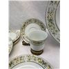 Image 5 : Fine China Japan Pricilla Plates, Cups And Saucers, 8 Plates, 2 Plates Have Chips