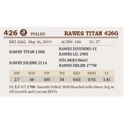 RAWES TITAN 426G