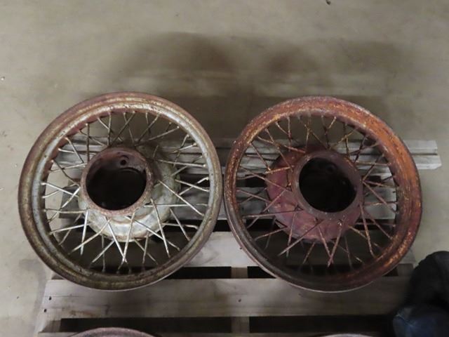 4 Ford Model T Spoked Auto Rims