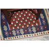 Image 1 : KILIM RUG (RED & BLUE) (3' X 5')