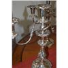 Image 4 : SILVER CANDELABRA (SILVERPLATE ON COPPER) (PAIR)