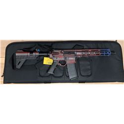 WISE ARMS 10.5" BILLET 300 BLACKOUT W/ 10" RAIL- Red/White/Blue