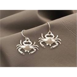 Crab Earrings and Necklace (Matching Set)