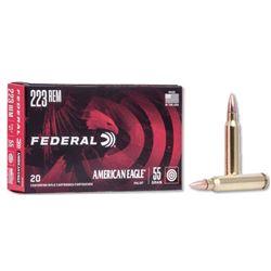 223 Rem 20rd box of ammo- 55gr FMJ
