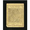 Image 2 : Continental Currency January 14, 1779 $80 Extrem