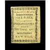 Image 2 : Pennsylvania April 20, 1781 9d Fine-Very Fine. A