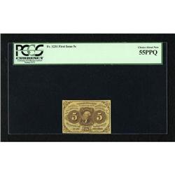 Fr. 1231 5 First Issue PCGS Choice About New 55