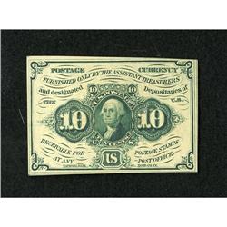 Fr. 1243 10c First Issue Choice New. A lovely or