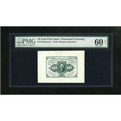 Fr. 1243SP 10c First Issue Wide Margin Specimen