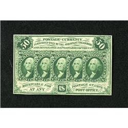 Fr. 1313 50c First Issue About New. A single cen