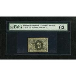 Fr. 1246 10c Second Issue PMG Choice Uncirculate