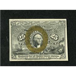 Fr. 1286 25c Second Issue Gem New. Even though t