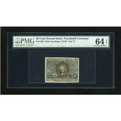Fr. 1286 25c Second Issue PMG Choice Uncirculate