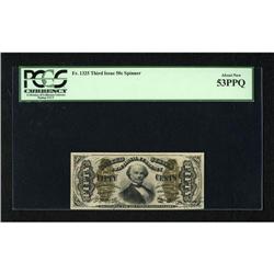 Fr. 1325 50 Third Issue Spinner PCGS About New