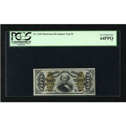 Fr. 1339 50c Third Issue Spinner Type II PCGS Ve