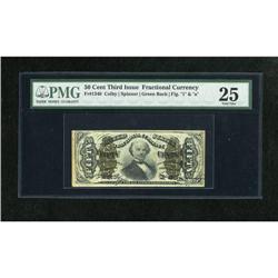 Fr. 1340 50c Third Issue Spinner Type II PMG Ver