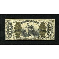 Fr. 1345 50c Third Issue Justice About New. A ve