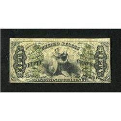 Fr. 1363 50c Third Issue Justice Fine-Very Fine.