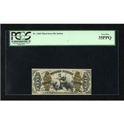 Fr. 1368 50c Third Issue Justice PCGS Very Fine