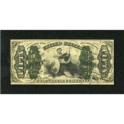 Fr. 1370 50c Third Issue Justice About New. The