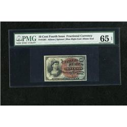 Fr. 1261 10c Fourth Issue PMG Gem Uncirculated 6