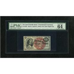 Fr. 1269 15c Fourth Issue PMG Choice Uncirculate