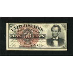 Fr. 1374 50c Fourth Issue Lincoln New. A typical