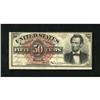 Fr. 1374 50c Fourth Issue Lincoln New. A typical