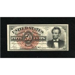 Fr. 1374 50c Fourth Issue Lincoln About New. Thi