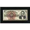 Fr. 1374 50c Fourth Issue Lincoln About New. Thi