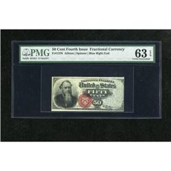 Fr. 1376 50c Fourth Issue Stanton PMG Choice Unc