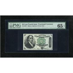 Fr. 1379 50c Fourth Issue Dexter PMG Gem Uncircu