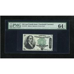 Fr. 1379 50c Fourth Issue Dexter PMG Choice Uncirculate