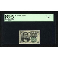 Fr. 1264 10c Fifth Issue PCGS Extremely Fine 40.