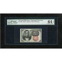 Fr. 1266 10c Fifth Issue PMG Choice Uncirculated